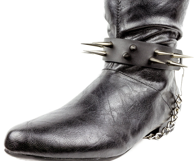 BS155 TWO ROWN OF PIN/TALL SPIKE BOOTSTRAP