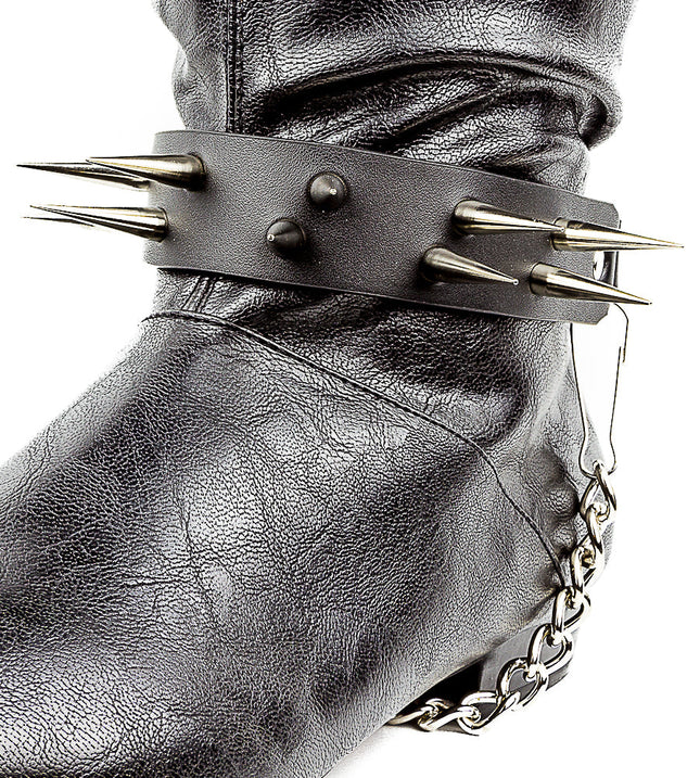 BS155 TWO ROWN OF PIN/TALL SPIKE BOOTSTRAP