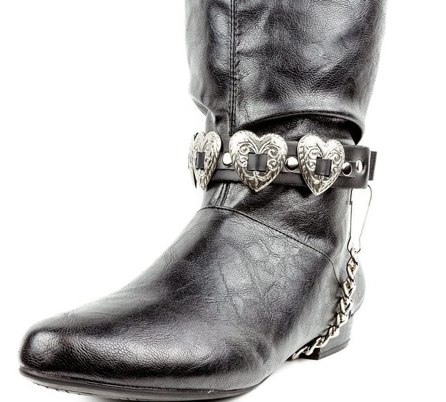 BS162  HEART CONCHO BOOTSTRAP