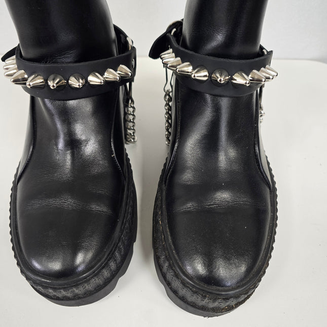 BS166  UK77 CONEHEAD STUDDED BOOTSTRAP