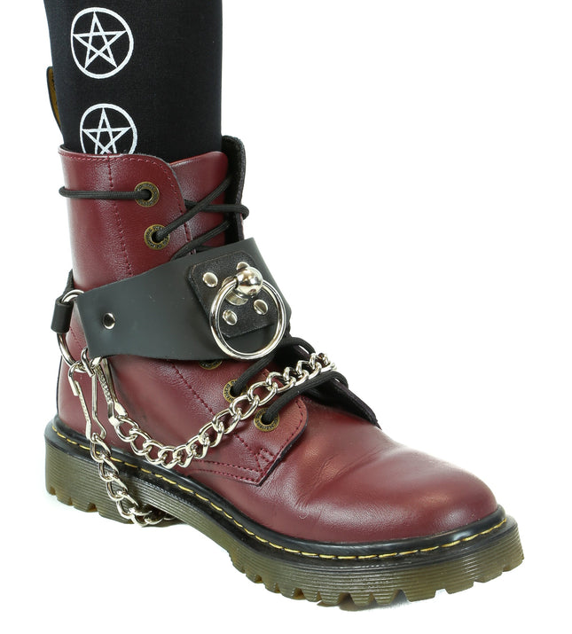 BS200CHAIN BONDAGE RING BOOTSTRAP