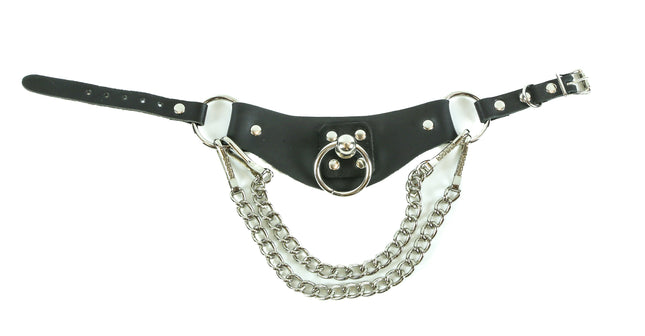 BS200CHAIN BONDAGE RING BOOTSTRAP
