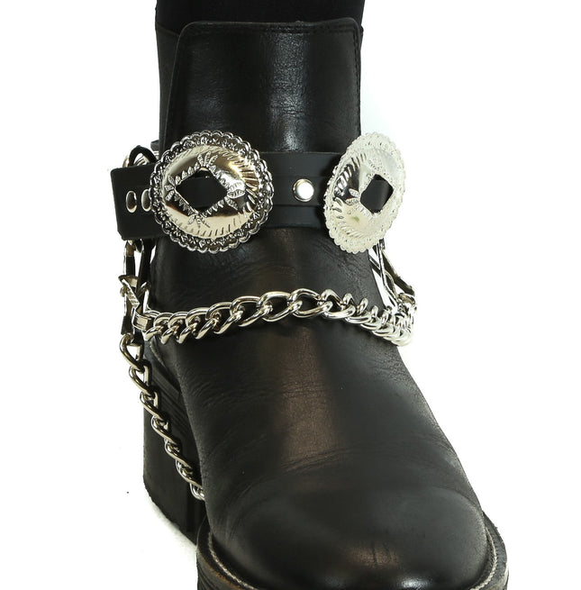 BS205 SLASH CONCHO BOOT STRAP