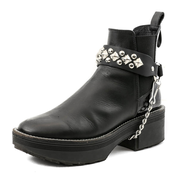 BS216 DIAMOND AND ROUND STUDDED BOOTSTRAP