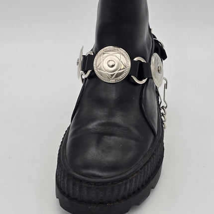 BS240  CONCHO RING STRAP BOOT STRAP