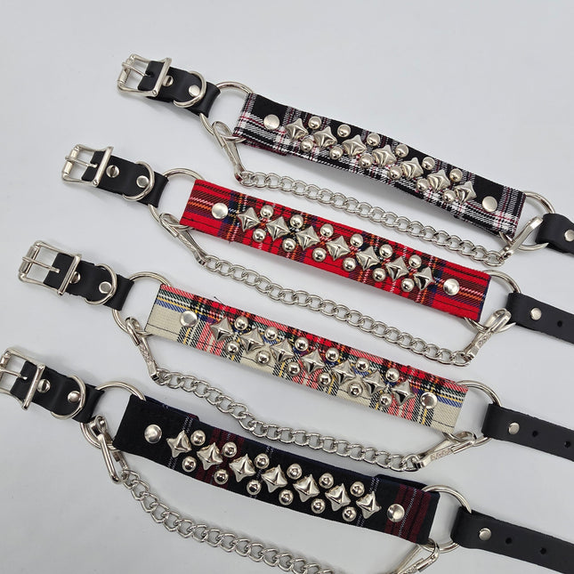BS262PLAID DOUBLE STUDDED BOOTSTRAP PLAID FABRIC