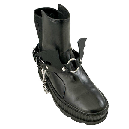 BS340 BAT WING  BOOTSTRAP OVER LEATHER