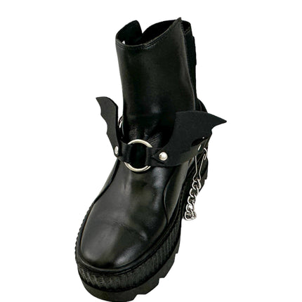 BS340 BAT WING  BOOTSTRAP OVER LEATHER