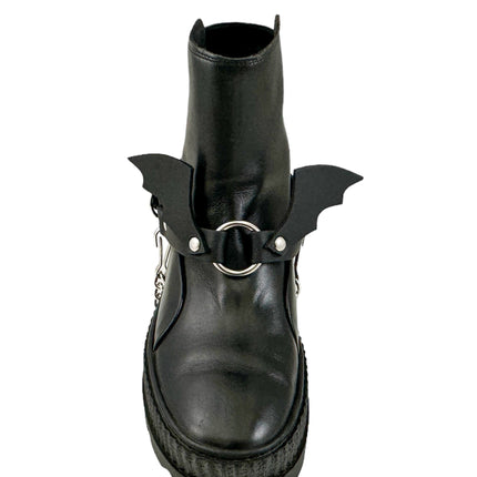BS340 BAT WING  BOOTSTRAP OVER LEATHER