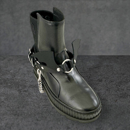 BS340 BAT WING  BOOTSTRAP OVER LEATHER