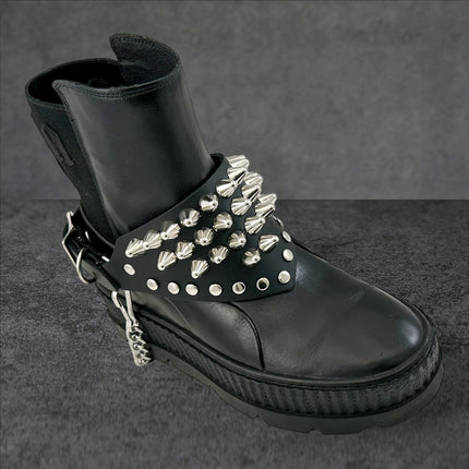 BS344 UK77 TRIANGULAR   BOOTSTRAP OVER LEATHER