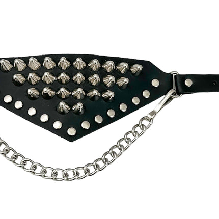 BS344 UK77 TRIANGULAR   BOOTSTRAP OVER LEATHER