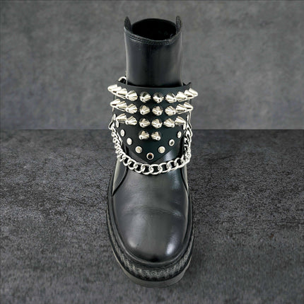 BS344 UK77 TRIANGULAR   BOOTSTRAP OVER LEATHER
