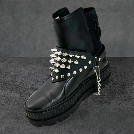 BS344 UK77 TRIANGULAR   BOOTSTRAP OVER LEATHER
