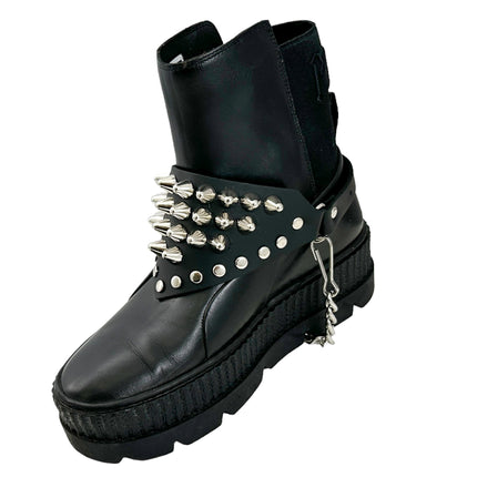 BS344 UK77 TRIANGULAR   BOOTSTRAP OVER LEATHER