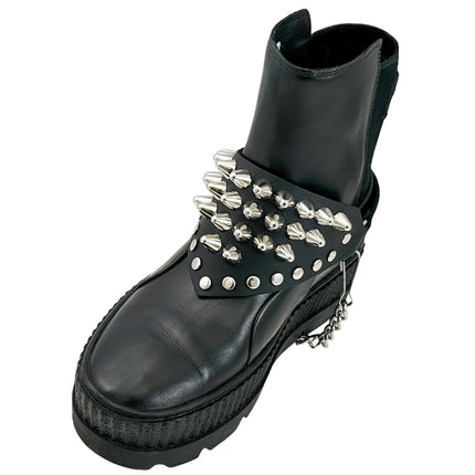 BS344 UK77 TRIANGULAR   BOOTSTRAP OVER LEATHER