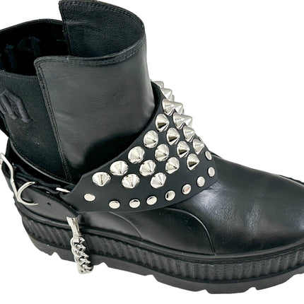 BS345 1/2" CONICAL TRIANGULAR   BOOTSTRAP OVER LEATHER