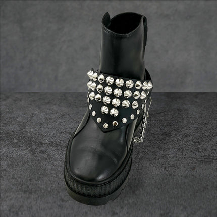 BS345 1/2" CONICAL TRIANGULAR   BOOTSTRAP OVER LEATHER