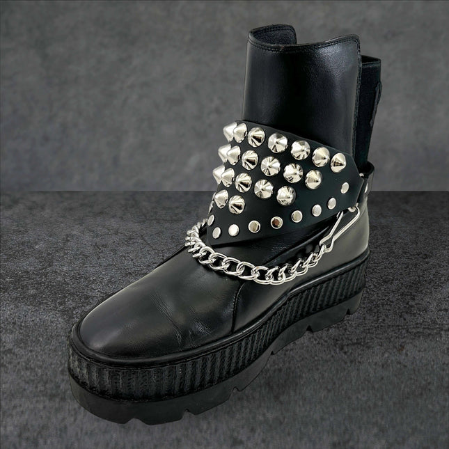 BS345 1/2" CONICAL TRIANGULAR   BOOTSTRAP OVER LEATHER