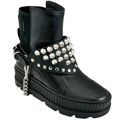 BS345 1/2" CONICAL TRIANGULAR   BOOTSTRAP OVER LEATHER