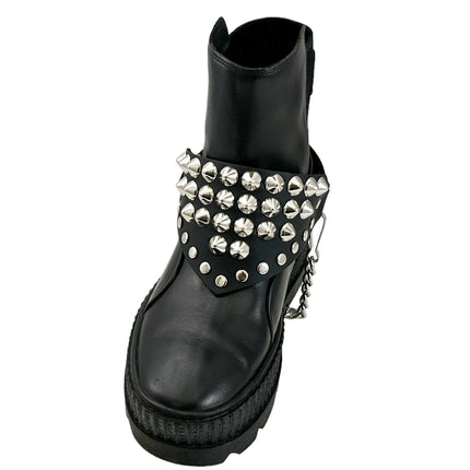 BS345 1/2" CONICAL TRIANGULAR   BOOTSTRAP OVER LEATHER
