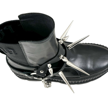 BS348 SPIKE XL DOUBLE STRAP  BOOTSTRAP LEATHER