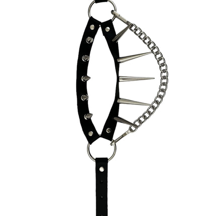 BS348 SPIKE XL DOUBLE STRAP  BOOTSTRAP LEATHER