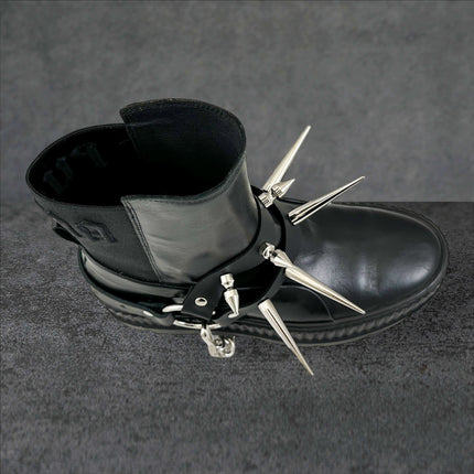 BS348 SPIKE XL DOUBLE STRAP  BOOTSTRAP LEATHER