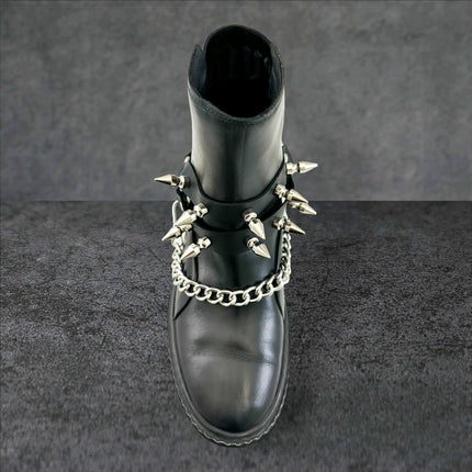 BS350 SPIKE 1" DOUBLE STRAP  BOOTSTRAP LEATHER