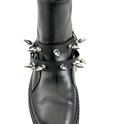 BS350 SPIKE 1" DOUBLE STRAP  BOOTSTRAP LEATHER