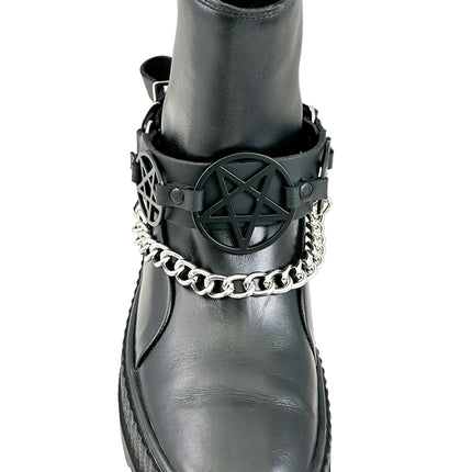BS360 PENTAGRAM  BOOTSTRAP LEATHER