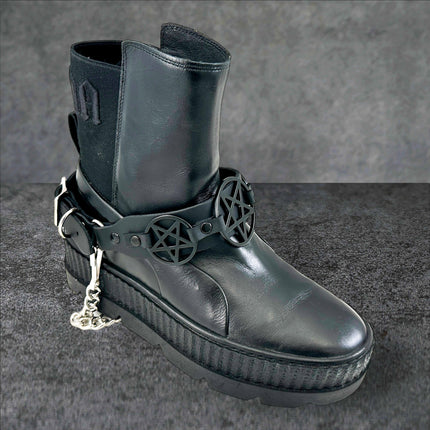 BS360 PENTAGRAM  BOOTSTRAP LEATHER