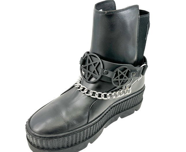 BS360 PENTAGRAM  BOOTSTRAP LEATHER