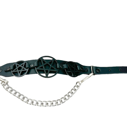 BS360 PENTAGRAM  BOOTSTRAP LEATHER