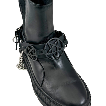 BS360 PENTAGRAM  BOOTSTRAP LEATHER