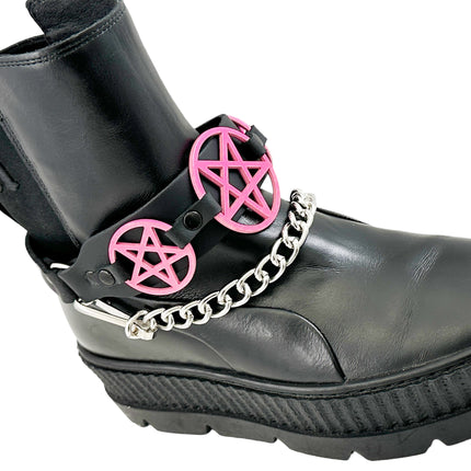 BS360 PENTAGRAM  BOOTSTRAP LEATHER