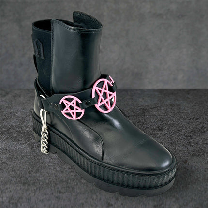 BS360 PENTAGRAM  BOOTSTRAP LEATHER