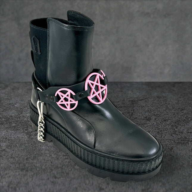 BS360 PENTAGRAM  BOOTSTRAP LEATHER