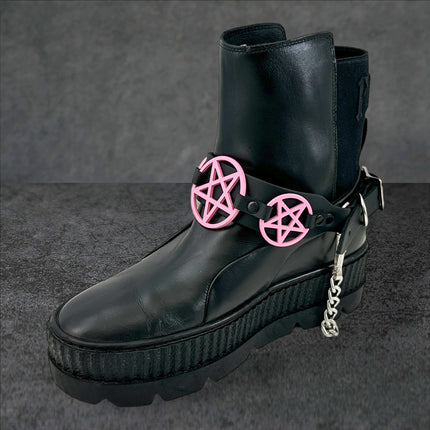 BS360 PENTAGRAM  BOOTSTRAP LEATHER