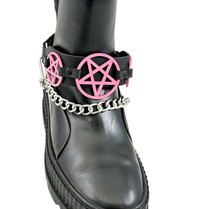 BS360 PENTAGRAM  BOOTSTRAP LEATHER