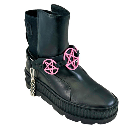 BS360 PENTAGRAM  BOOTSTRAP LEATHER