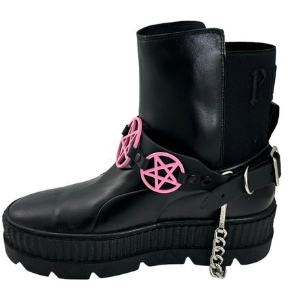 BS360 PENTAGRAM  BOOTSTRAP LEATHER