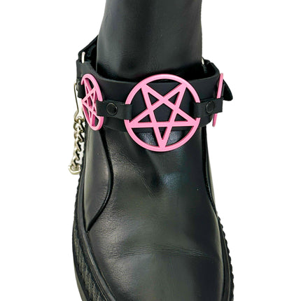 BS360 PENTAGRAM  BOOTSTRAP LEATHER