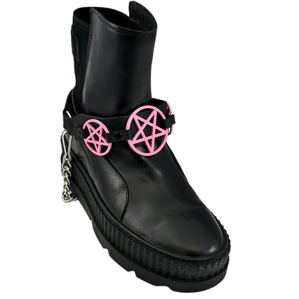 BS360 PENTAGRAM  BOOTSTRAP LEATHER