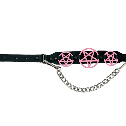 BS360 PENTAGRAM  BOOTSTRAP LEATHER
