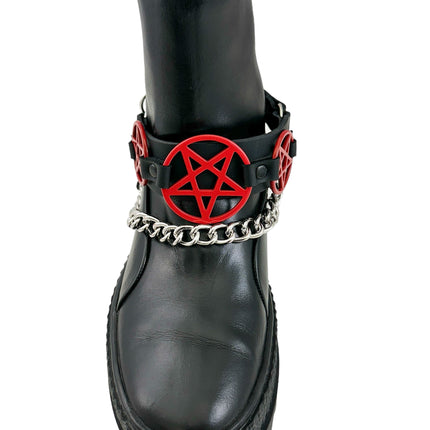 BS360 PENTAGRAM  BOOTSTRAP LEATHER