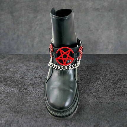BS360 PENTAGRAM  BOOTSTRAP LEATHER