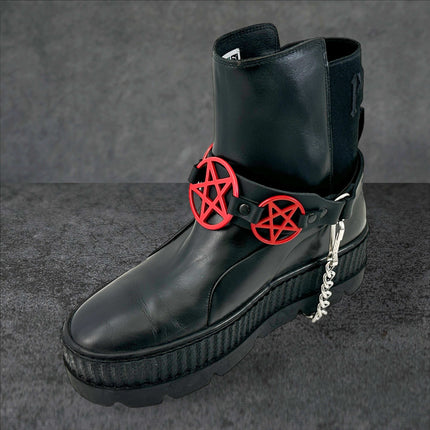 BS360 PENTAGRAM  BOOTSTRAP LEATHER