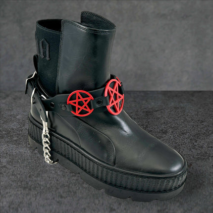 BS360 PENTAGRAM  BOOTSTRAP LEATHER