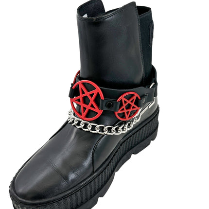 BS360 PENTAGRAM  BOOTSTRAP LEATHER